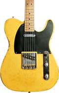 LSL Instruments T Bone Heavy Aged Butterscotch Blonde Ash Body Roasted Maple Fingerboard #Maple