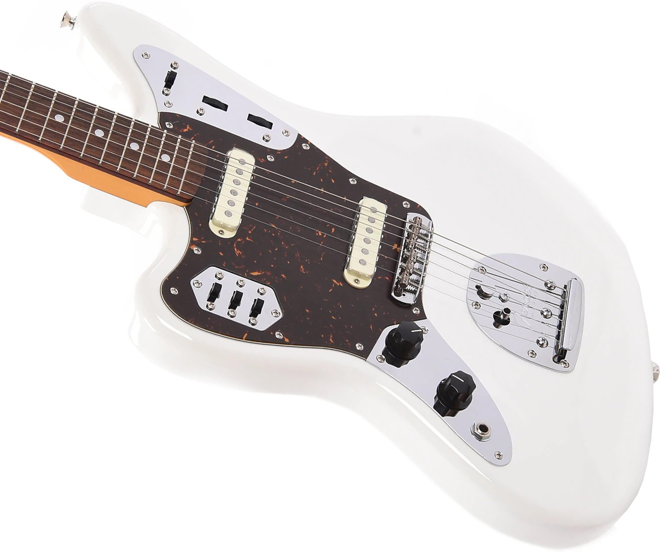 fender jaguar arctic white