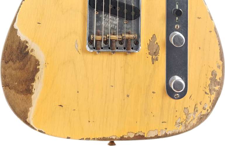 Fender Custom Shop Limited Edition 70th Anniversary Broadcaster Heavy Relic Aged Nocaster Blonde #R106410 Fender Custom Shop Limited Edition 70th Anniversary Broadcaster Heavy Relic Aged Nocaster Blonde #R106410