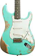 Fender Custom Shop 1960 Stratocaster Heavy Relic Faded Aged Surf Green #CZ548176