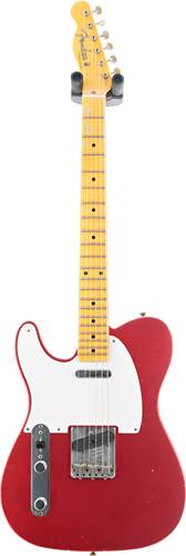 Fender Custom Shop 1957 Telecaster Journeyman Relic Aged Candy Apple Red Left Handed #CZ548355