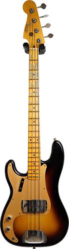 Fender Custom Shop 1957 Precision Bass Journeyman Relic Wide Fade 2 Color Sunburst Left Handed #CZ549644