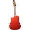 Fender Limited Edition Redondo Player Fiesta Red Back View