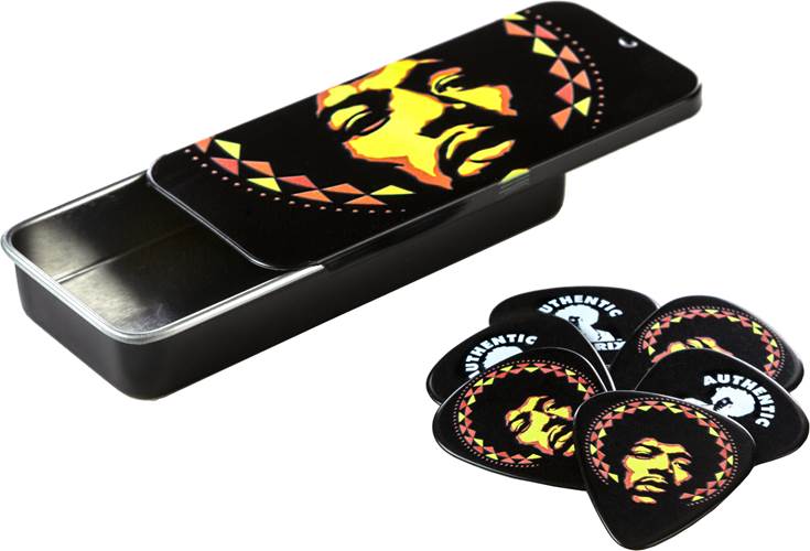 Dunlop Jimi Hendrix Aura Mandala Heavy - Pick Tin 6