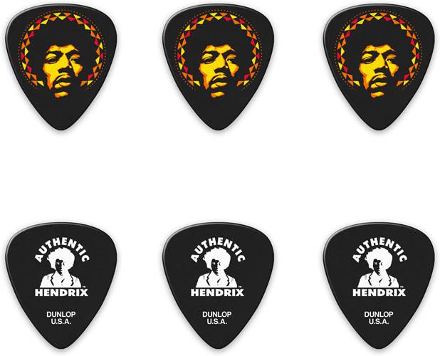Dunlop Jimi Hendrix Aura Mandala Heavy - Pick Tin 6 Dunlop Jimi Hendrix Aura Mandala Heavy - Pick Tin 6