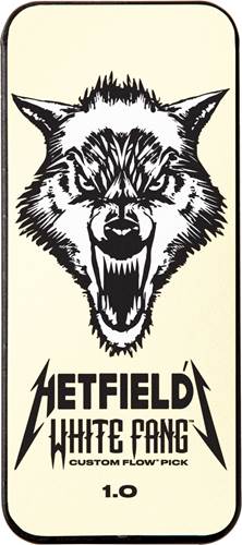 Dunlop Hetfield White Fang Flow 1.00mm - Pick Tin 6 Dunlop Hetfield White Fang Flow 1.00mm - Pick Tin 6