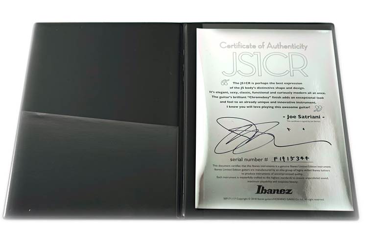 Ibanez JS1CR Joe Satriani Chrome Boy Ibanez JS1CR Joe Satriani Chrome Boy
