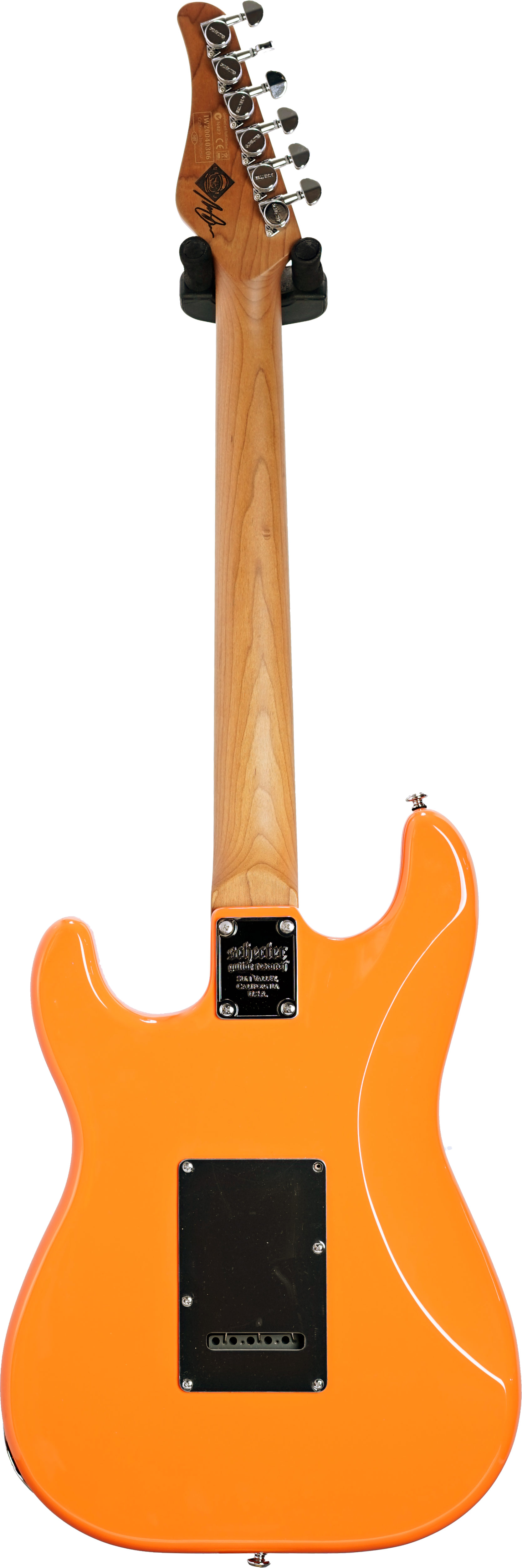 Schecter Nick Johnston Traditional SSS Atomic Orange Roasted Maple Fingerboard