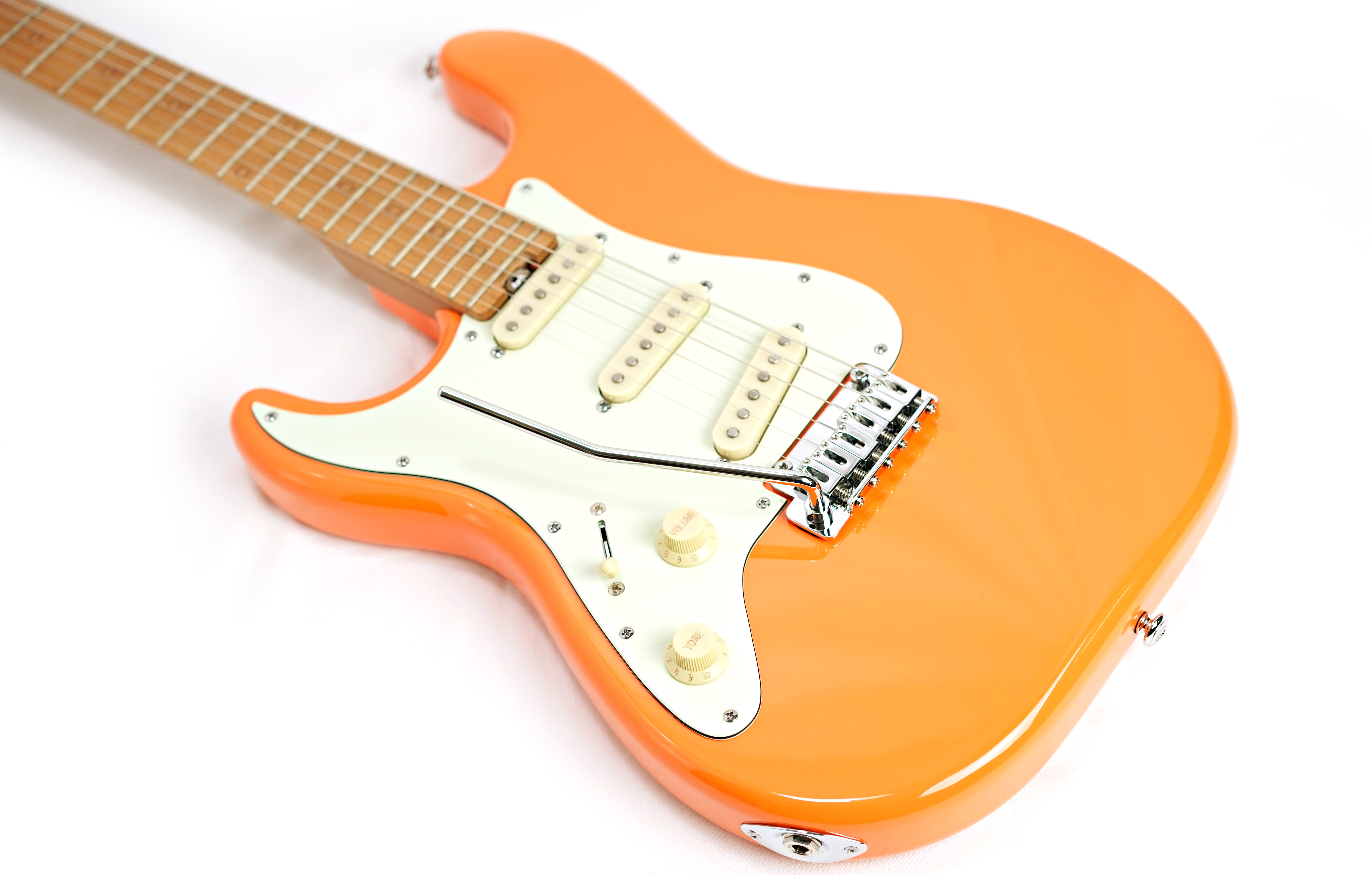 Schecter Nick Johnston Traditional SSS Atomic Orange MN guitarguitar Exclusive LH