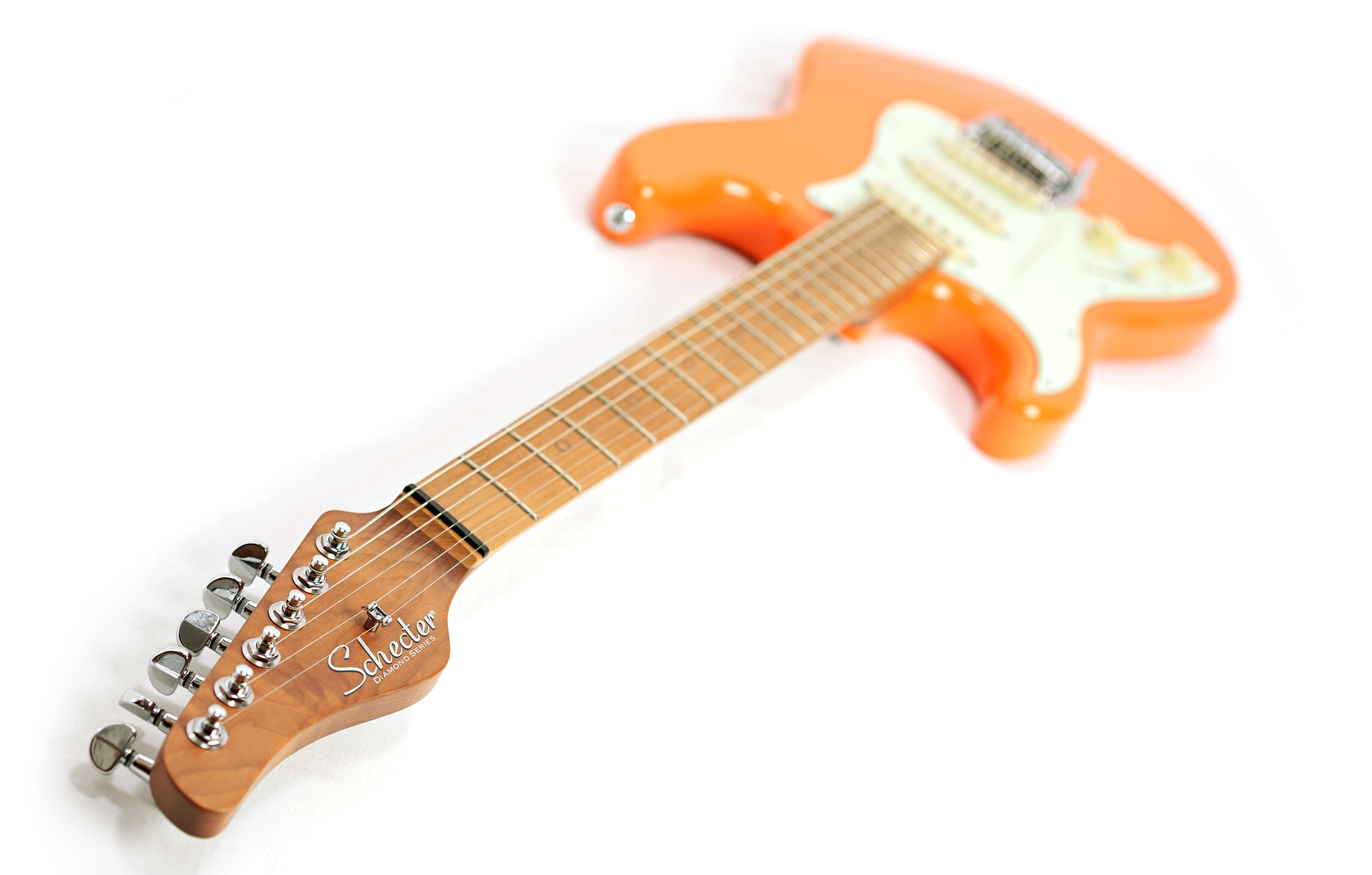 Schecter Nick Johnston Traditional SSS Atomic Orange MN guitarguitar Exclusive LH