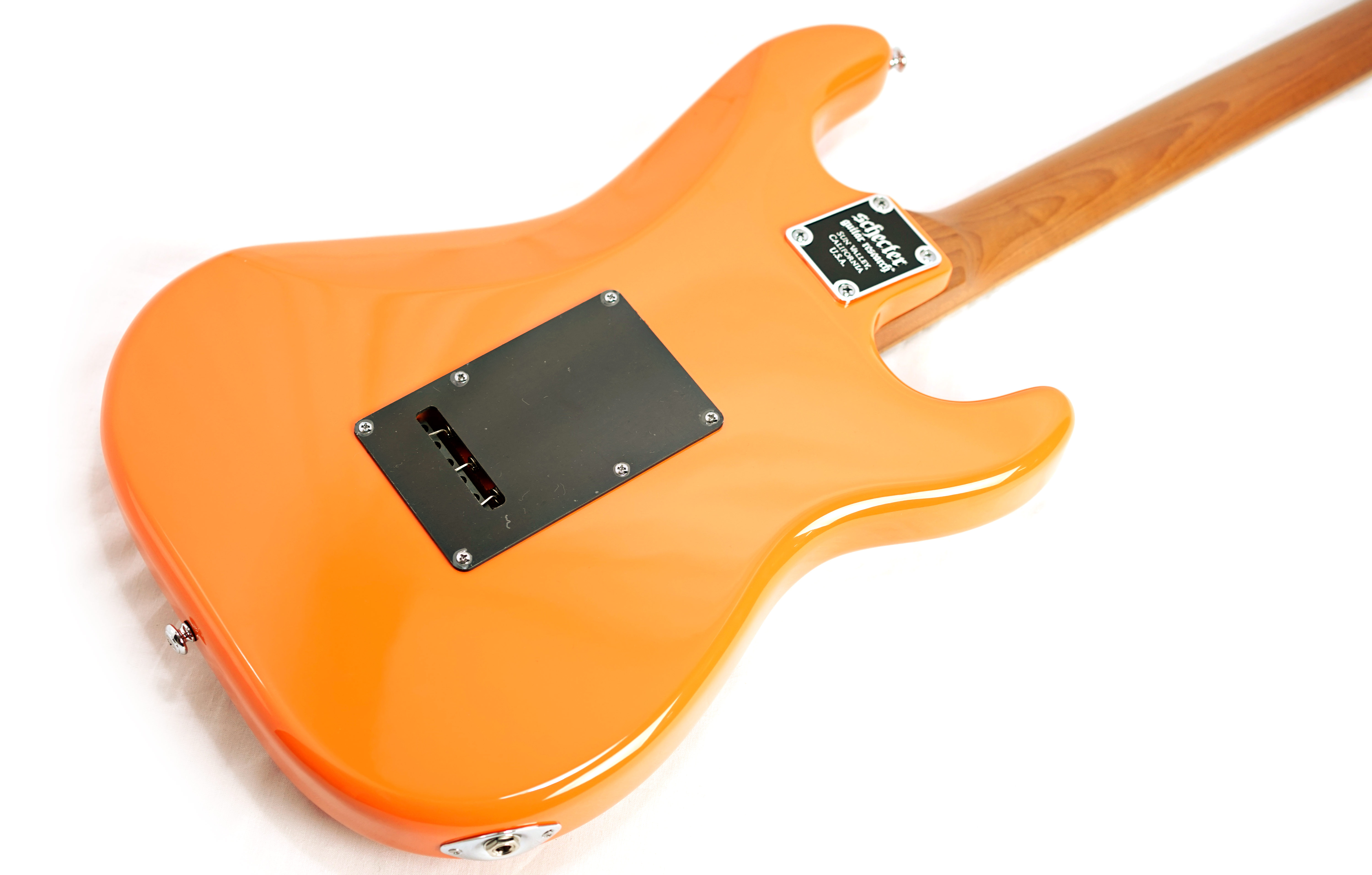 Schecter Nick Johnston Traditional SSS Atomic Orange MN guitarguitar Exclusive LH