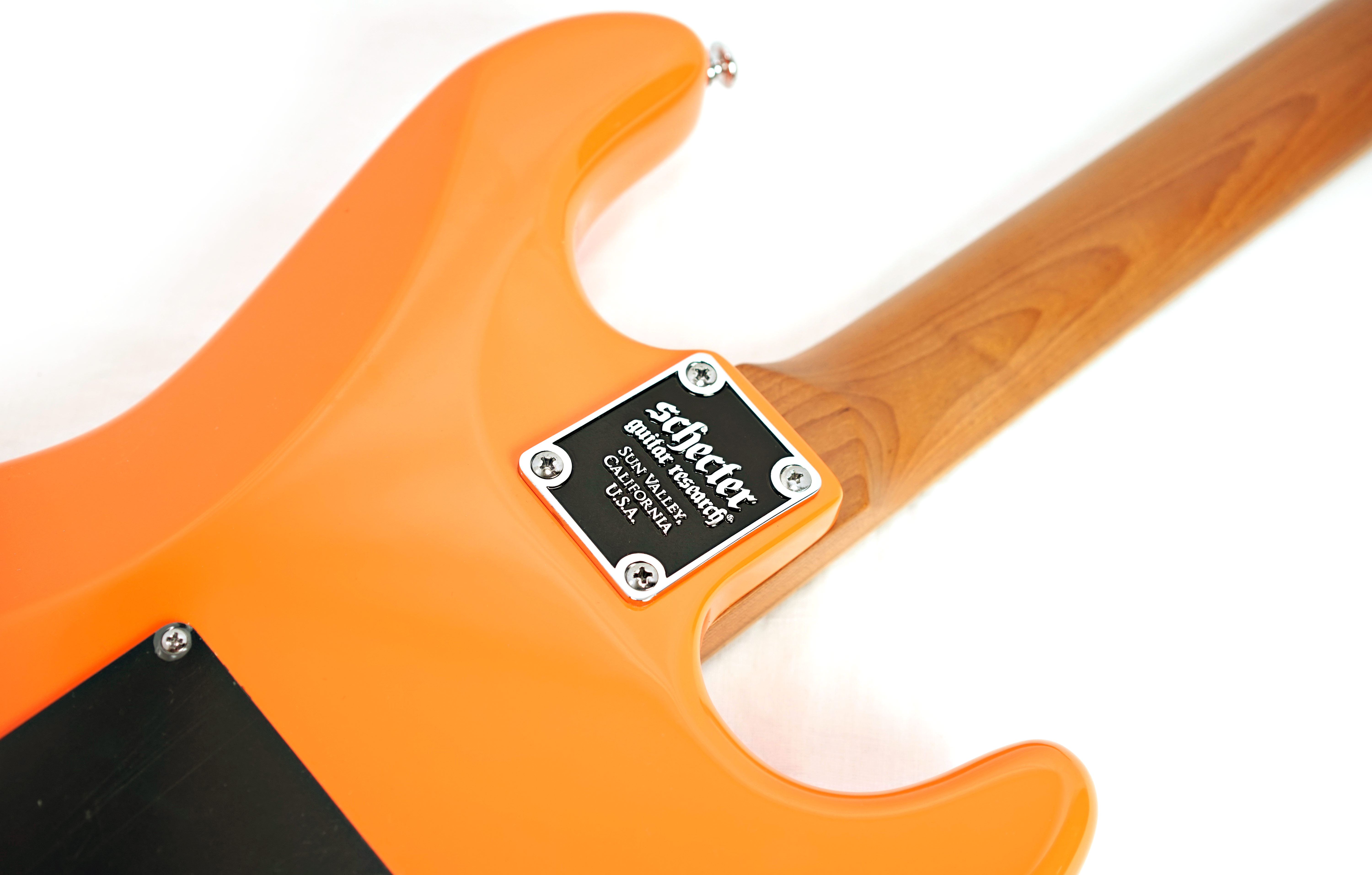 Schecter Nick Johnston Traditional SSS Atomic Orange MN guitarguitar Exclusive LH