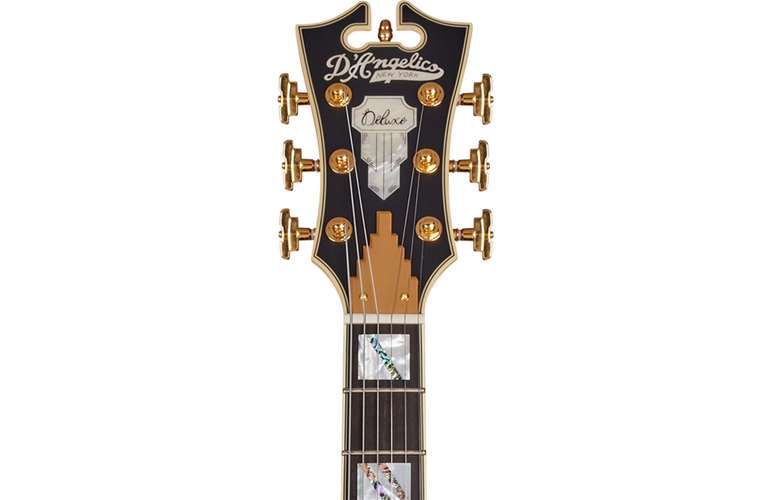 D'Angelico Limited Edition Deluxe DC Tremolo Matte Rose Gold D'Angelico Limited Edition Deluxe DC Tremolo Matte Rose Gold