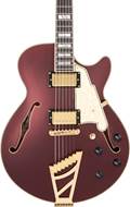 D'Angelico Deluxe SS Stairstep Matte Wine