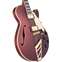 D'Angelico Deluxe SS Stairstep Matte Wine Front View