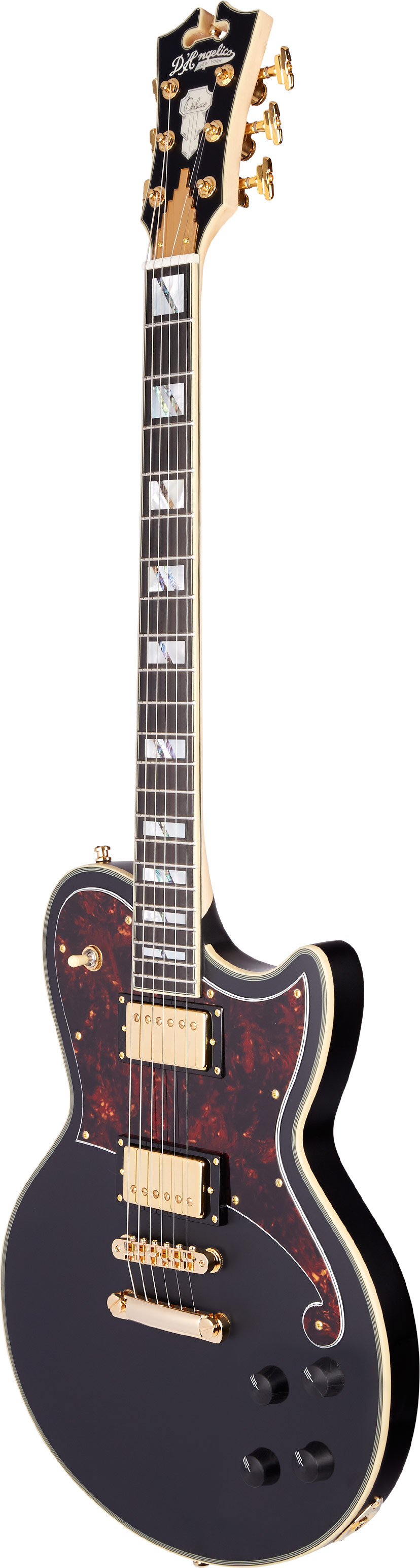 D'Angelico Deluxe Atlantic Matte Black | guitarguitar