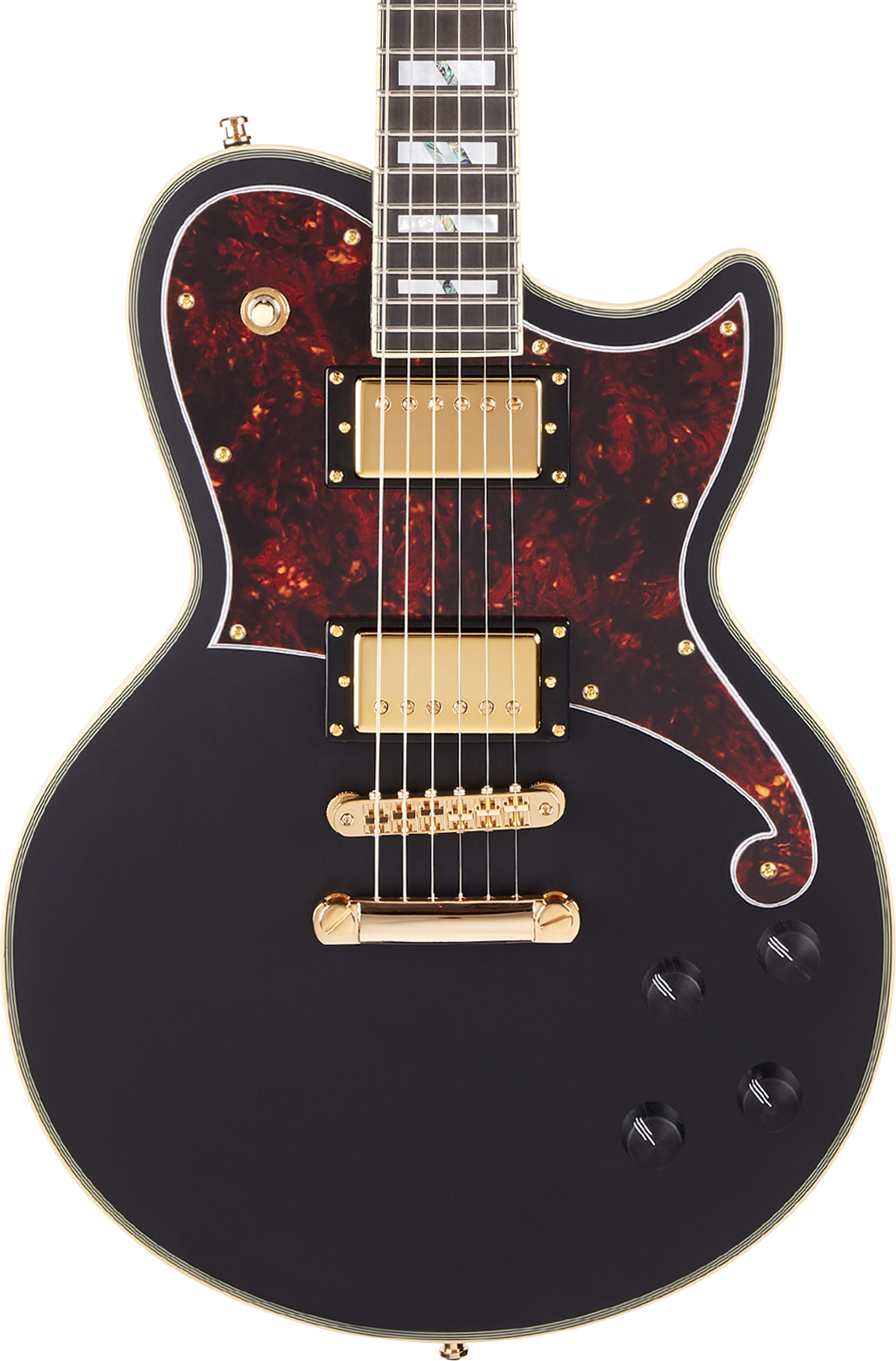 D'Angelico Deluxe Atlantic Matte Black | guitarguitar