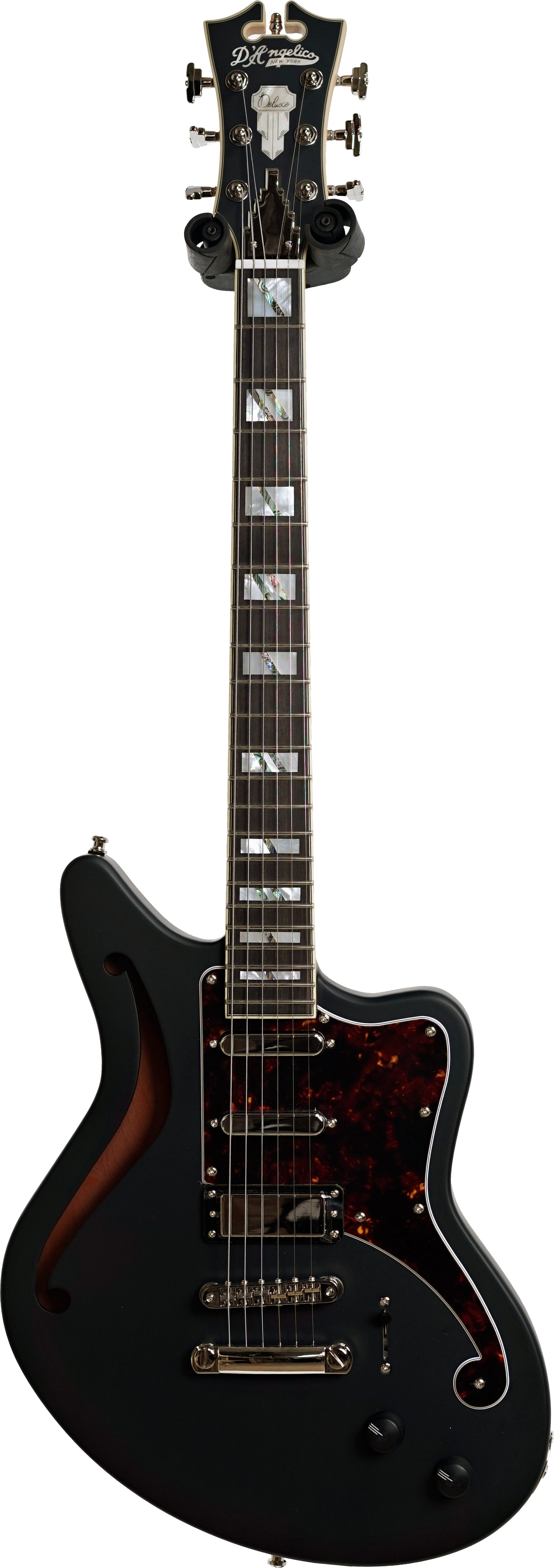 D'Angelico Limited Edition Deluxe Bedford Semi Hollow Matte Black (Ex-Demo) #w2001085