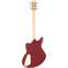 D'Angelico Deluxe Bedford Semi Hollow Matte Wine Back View