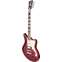D'Angelico Deluxe Bedford Semi Hollow Matte Wine Front View