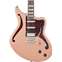 D'Angelico Deluxe Bedford Semi Hollow Matte Rose Gold Front View