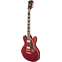 D'Angelico Excel Mini DC Stop-Bar Trans Cherry Front View
