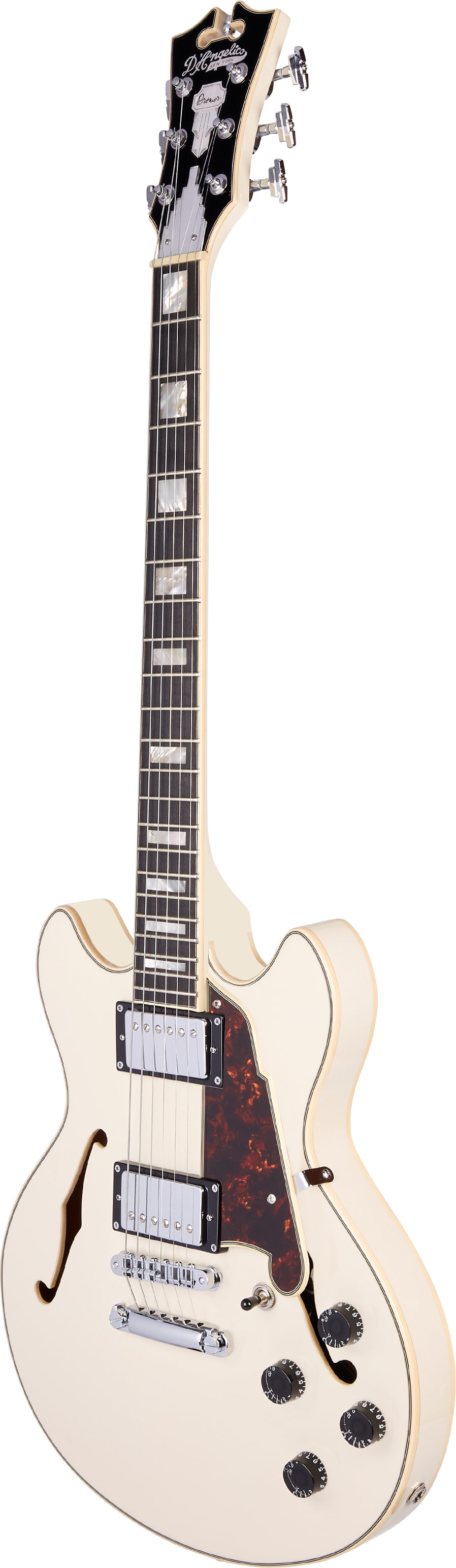 D'Angelico Premier Mini DC Stop-Bar Champagne