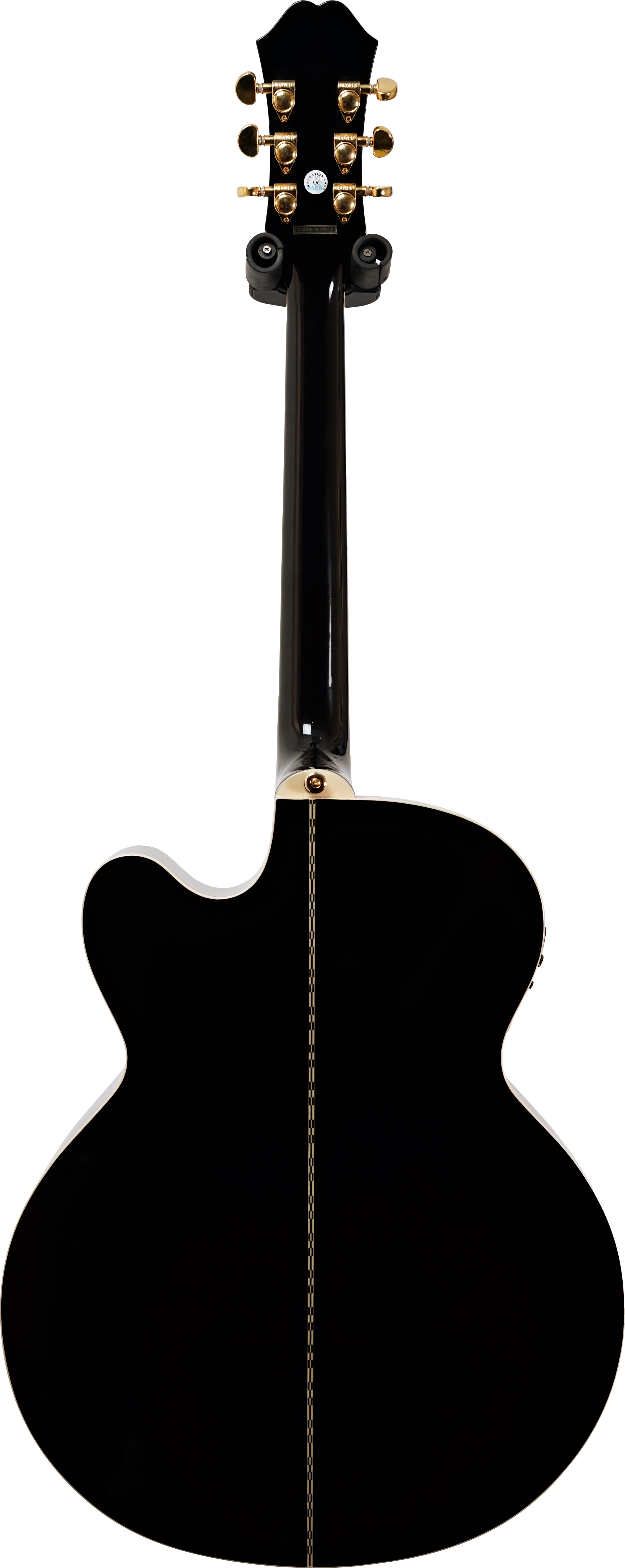 Epiphone EJ200SCE Black Fishman Pickup