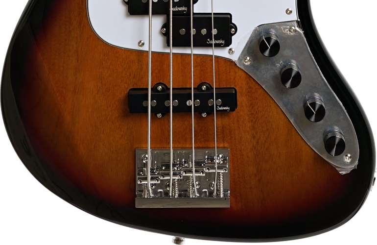 Sadowsky MetroExpress Hybrid PJ 4 String Tobacco Burst Maple Fingerboard Sadowsky MetroExpress Hybrid PJ 4 String Tobacco Burst Maple Fingerboard