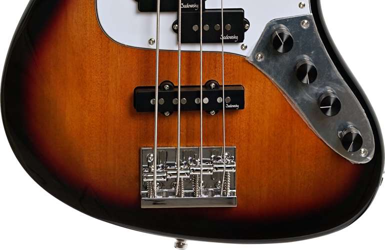 Sadowsky MetroExpress Hybrid PJ 4 String Tobacco Burst Morado Fingerboard Sadowsky MetroExpress Hybrid PJ 4 String Tobacco Burst Morado Fingerboard