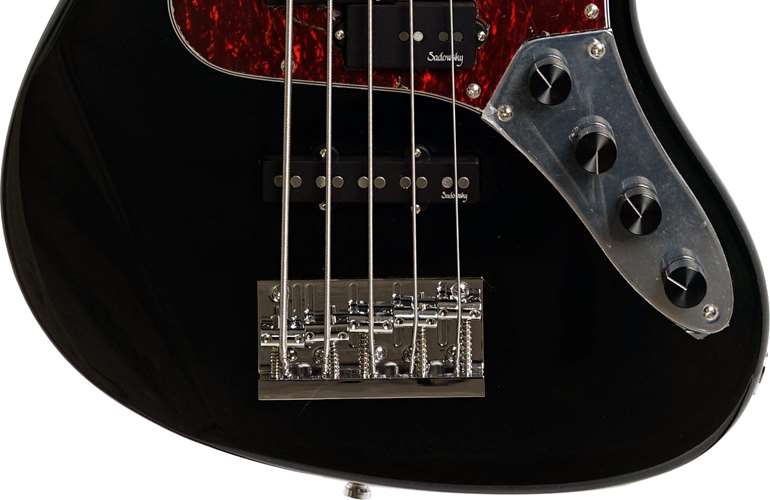 Sadowsky MetroExpress Hybrid PJ 5 String Black Pearl Maple Fingerboard Sadowsky MetroExpress Hybrid PJ 5 String Black Pearl Maple Fingerboard