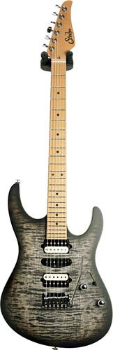 Suhr Modern Satin Flame Trans Charcoal Burst Limited Edition #JS5D2G