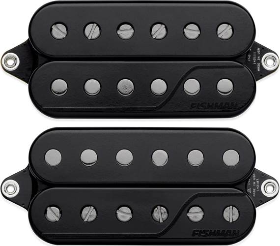 Fishman Fluence Signature Series Javier Reyes 6-String Pickup Set, Black PRF-CS6-JR2