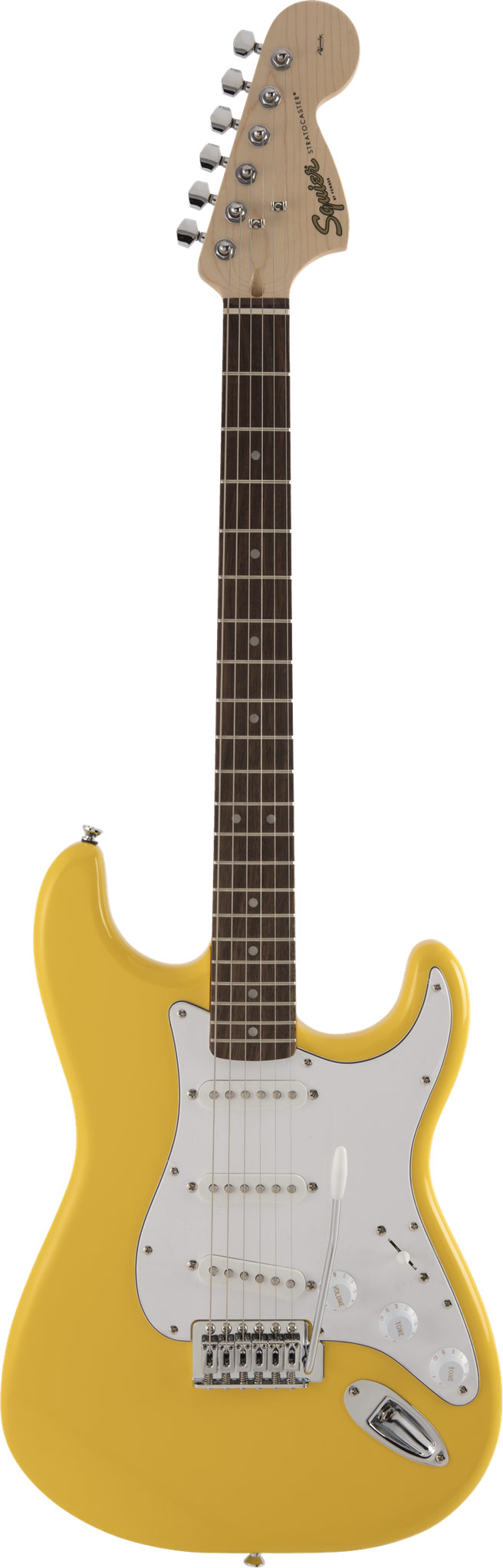 Yellow shop squier stratocaster