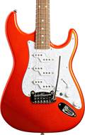 G&L USA Fullerton Deluxe Comanche Tangerine Metallic Caribbean Rosewood Fingerboard