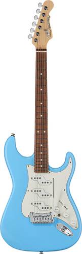 G&L USA Fullerton Deluxe Comanche Himalayan Blue Caribbean Rosewood Fingerboard