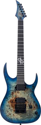 Solar Guitars S1.6BLB Poplar Burl Blue Burst