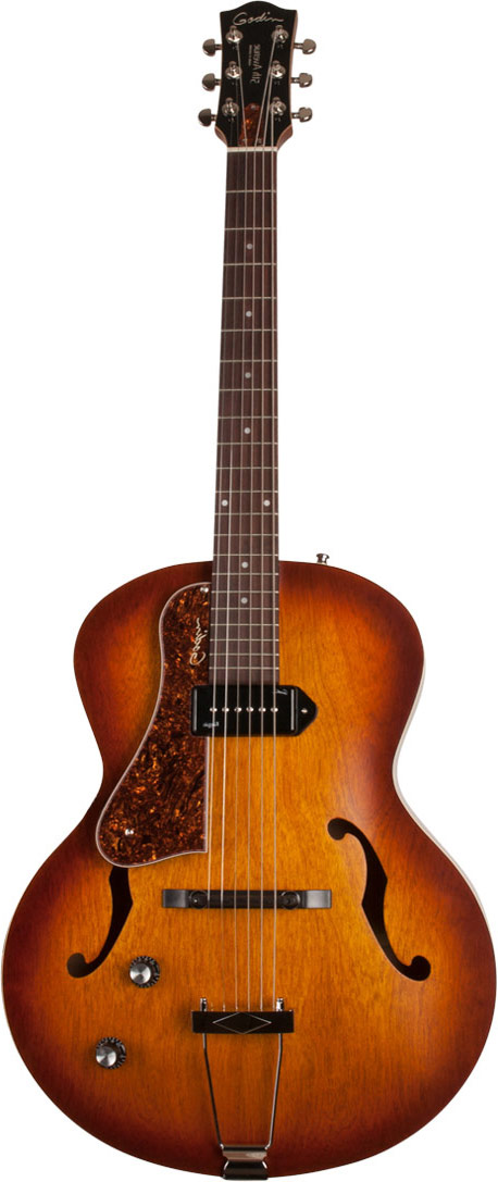 Godin 5th Avenue Kingpin P90 Cognac Burst LH (Ex-Demo)