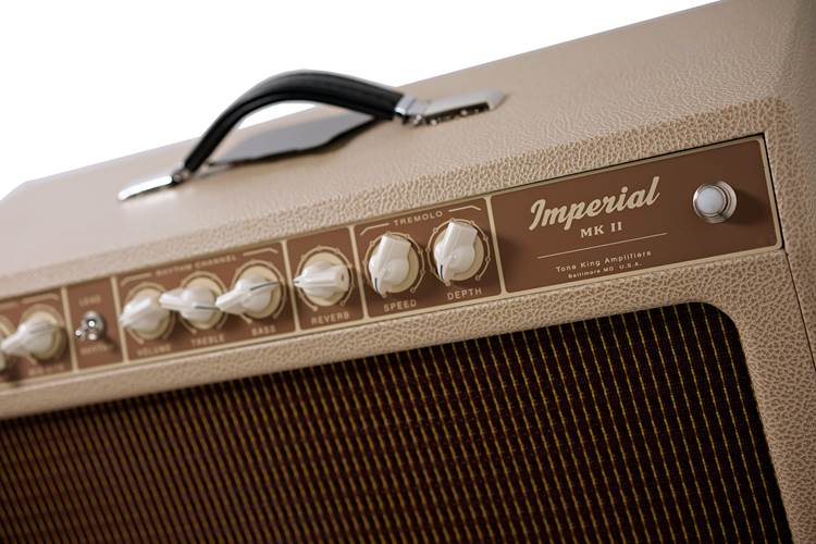 Tone King Imperial MKII 20 Watt Combo Valve Amp Cream  Tone King Imperial MKII 20 Watt Combo Valve Amp Cream