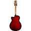 PRS SE Limited Edition A50E Angelus Fire Red Flame Maple Back and Sides Back View