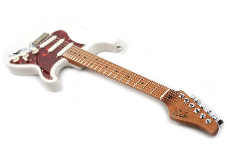 Suhr guitarguitar Select #157 Classic Trans White 5A Roasted Maple Fingerboard Suhr guitarguitar Select #157 Classic Trans White 5A Roasted Maple Fingerboard