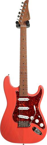 Suhr guitarguitar Select #153 Custom Classic Trans Fiesta Red 5A Roasted Maple Fingerboard