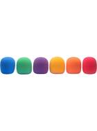 Stagg Colour Windscreens pack of 6 (SM58 Type)