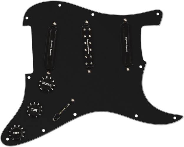 Seymour Duncan Dave Murray Loaded Pickguard Black Seymour Duncan Dave Murray Loaded Pickguard Black
