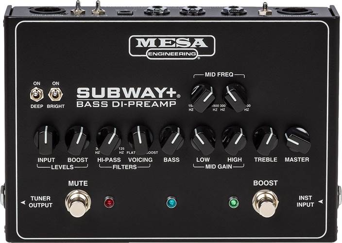 Mesa Boogie Subway Plus Bass DI Preamp DI-800 Plus