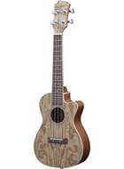 Adam Black Concert Ukulele Quilted Ash Cutaway Electric
