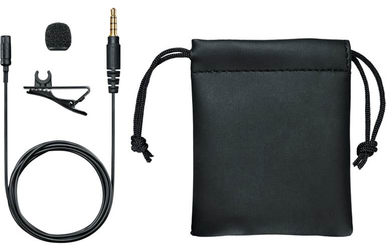 Shure Motiv MVL Omnidirectional Condenser Lavalier Microphone Shure Motiv MVL Omnidirectional Condenser Lavalier Microphone