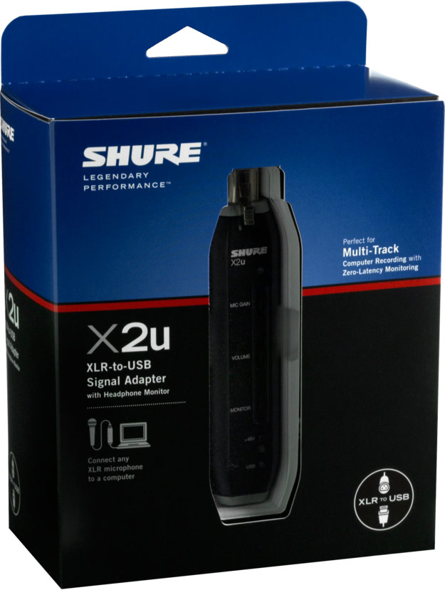Shure X2U XLR to USB Adapter