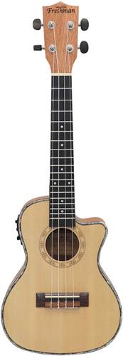 Freshman Concert Ukulele Spruce/Mahogany Cutaway