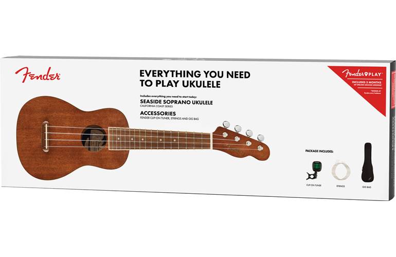Fender Seaside Soprano Ukulele Pack Fender Seaside Soprano Ukulele Pack